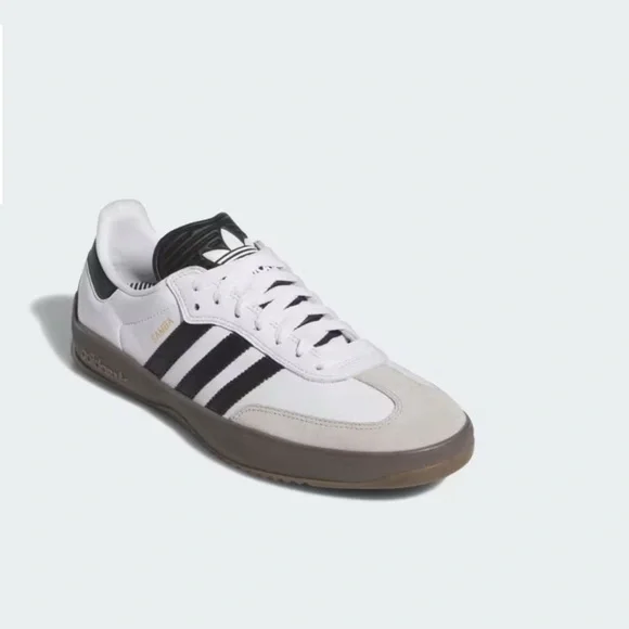 adidas gazelle silver green womens adidas Shoe Palace Exclusive Samba XLG Mens Lifestyle Shoes Beige Black  JH9226 main image 1